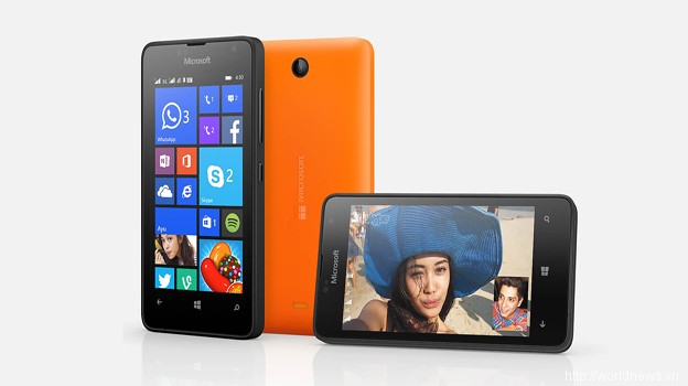 Lumia 430 - Điện thoại siêu rẻ giá 1,5 triệu đồng